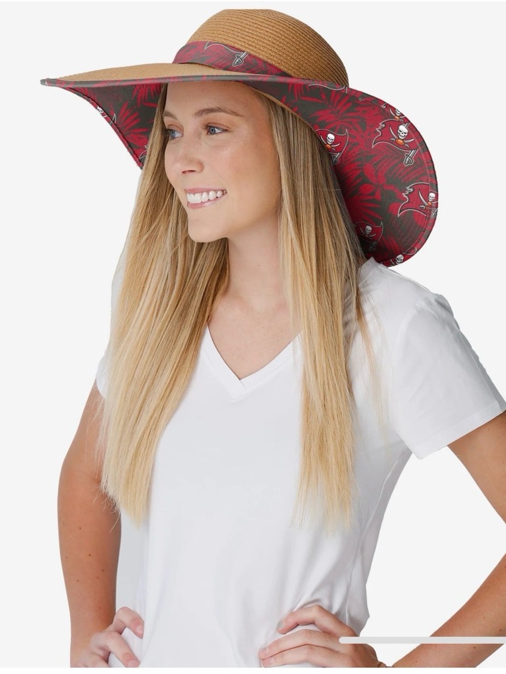 SF 49er Wide Brim Sun Hat - (model in picture is only for reference)
